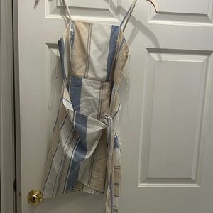 Striped Spaghetti Strap Dress